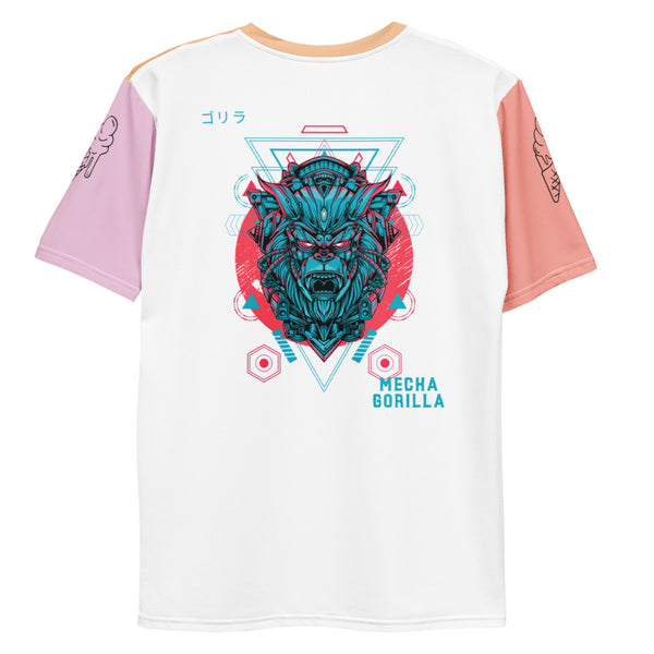 Mecha Gorilla Men's T-shirt (Ice Cream Series)