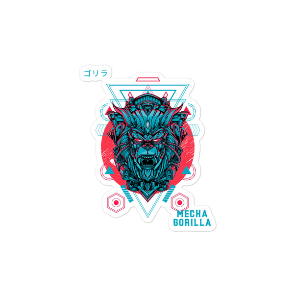 Mecha Gorilla Bubble-free stickers