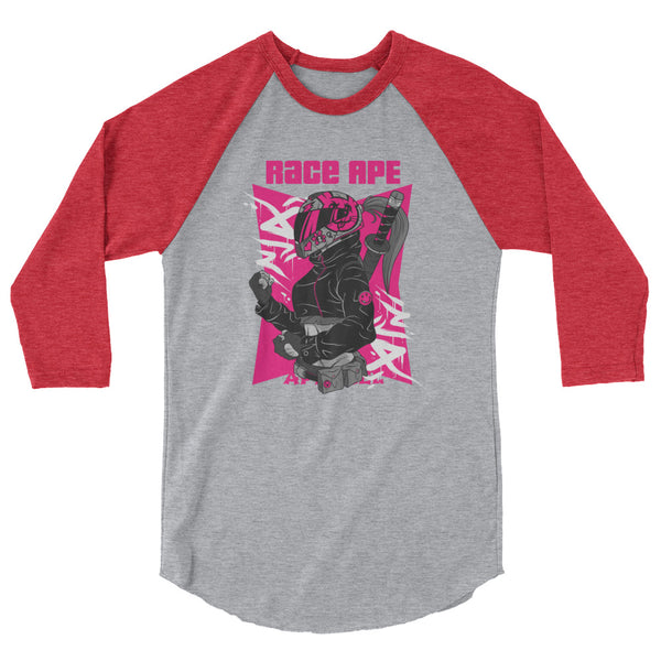 Ninja Racer 3/4 sleeve raglan shirt