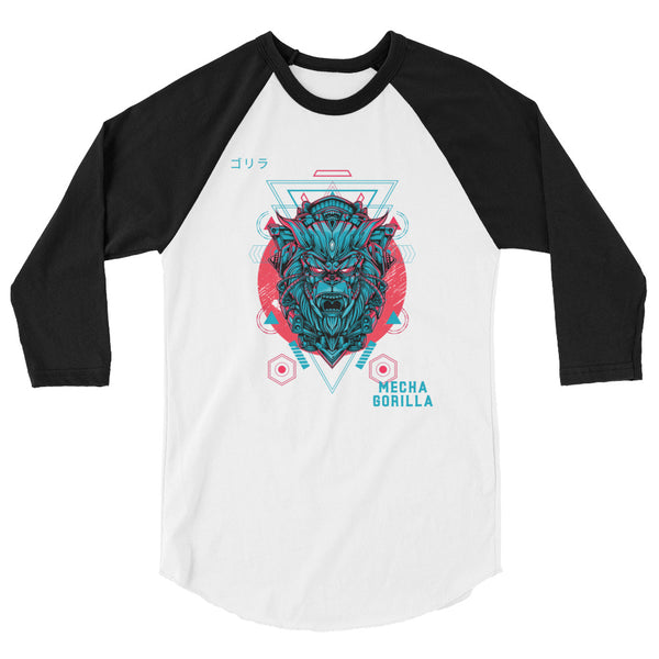 Mecha Gorilla - 3/4 sleeve raglan shirt