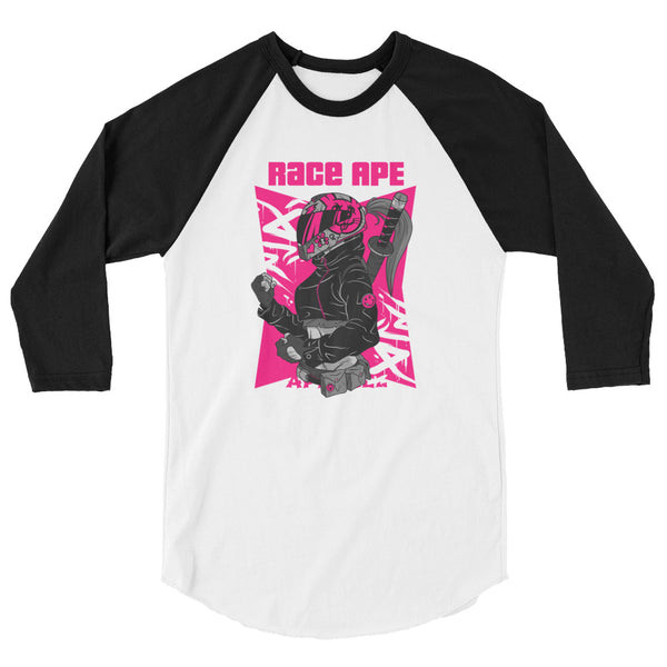 Ninja Racer 3/4 sleeve raglan shirt