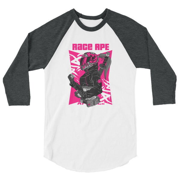 Ninja Racer 3/4 sleeve raglan shirt